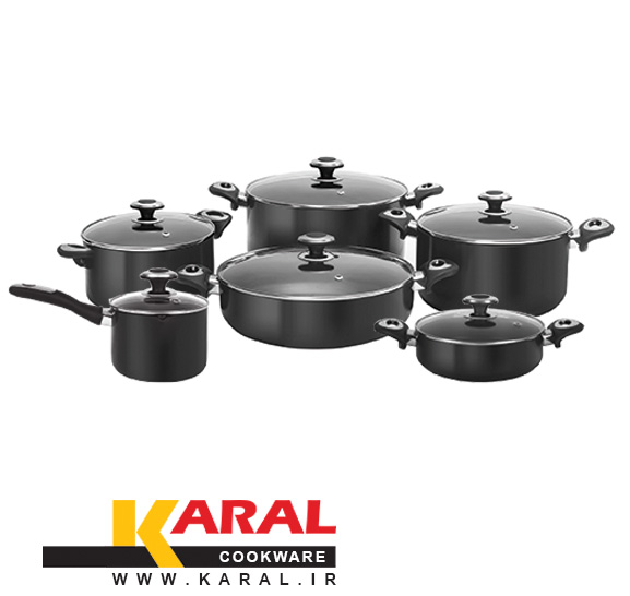 12 pieces Karal Hard Anodized Cookware Set (Repal model)